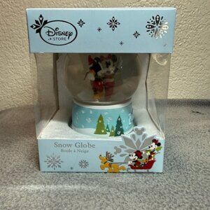 Disney Store Sketchbook Snow Globe Mickey Minnie Christmas Holiday 2015 NIB